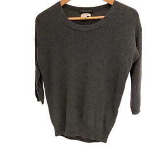 WILFRED Cashmere and silk gray long sleeve crew neck top size xs